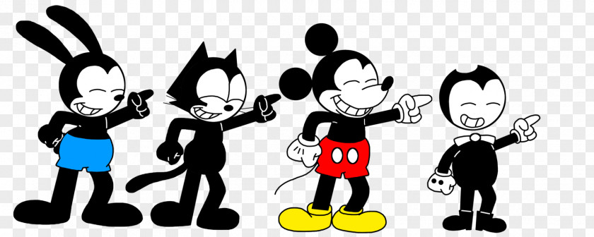 Lucky Cat Cartoon Oswald The Rabbit Mickey Mouse Felix Bendy And Ink Machine Nightclub PNG