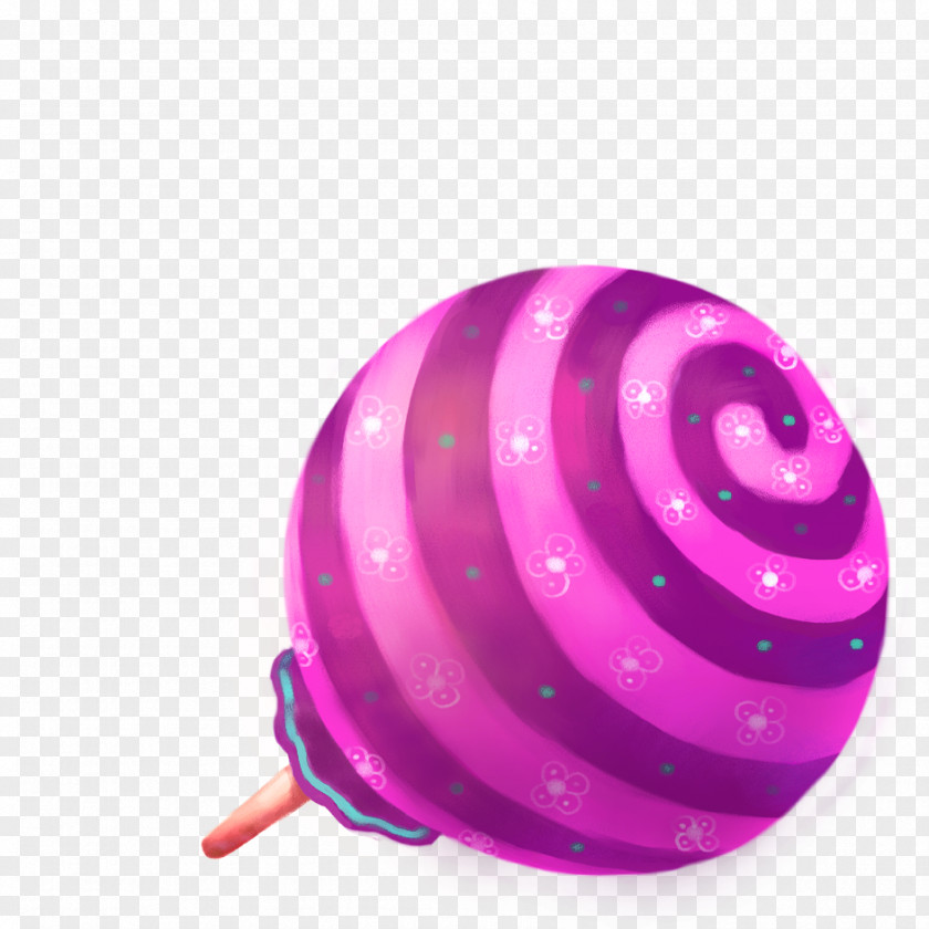 Purple Fresh Candy Decoration Pattern Lollipop PNG