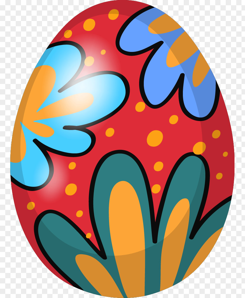 American Easter Egg Design Vector Material PNG