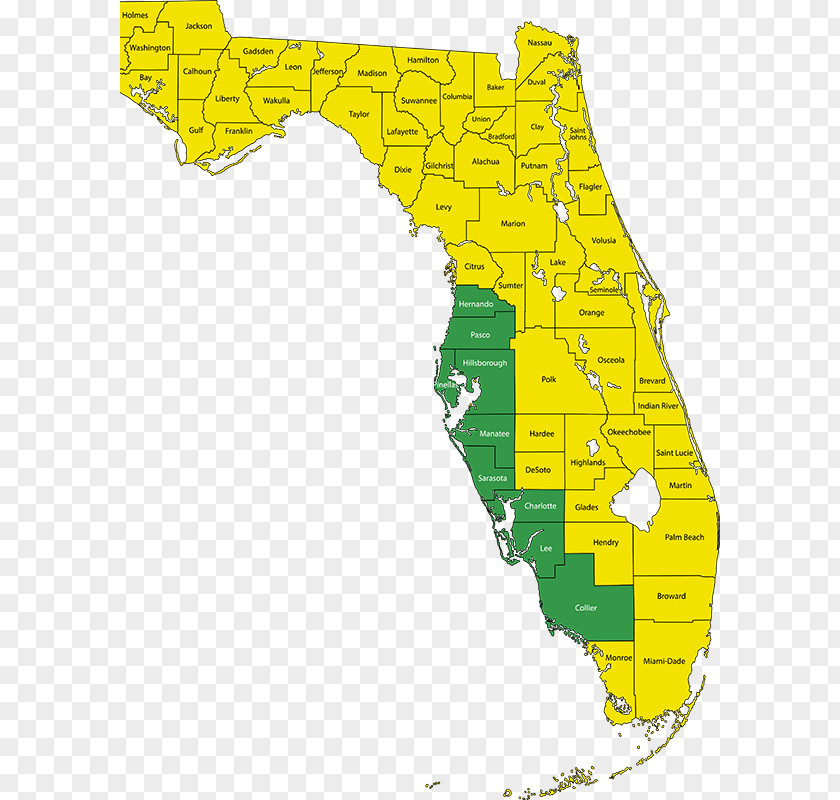 Main And Collateral Channels Map Lee County Collier County, Florida Charlotte Pinellas Magee Sign Services Inc PNG