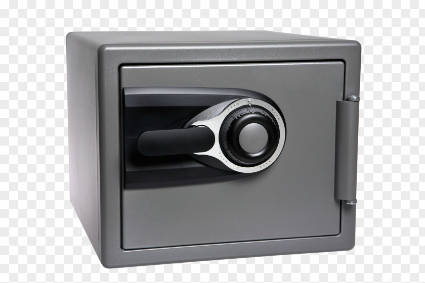 Black Safe Deposit Box Bank Vault PNG