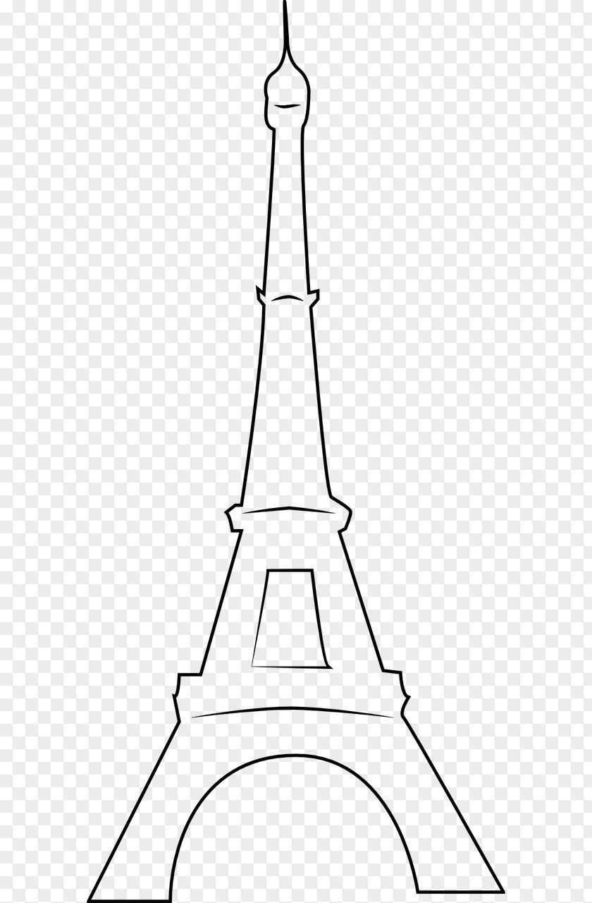 Eiffel Tower Black And White Drawing Photography PNG