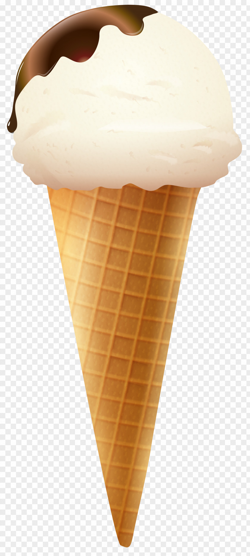 Ice Cream Cones Waffle Chocolate PNG