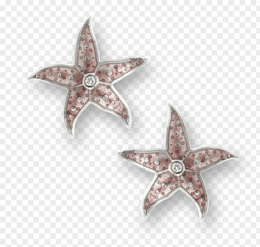 Starfish Story Gifts Earring Sterling Silver Jewellery Gold PNG