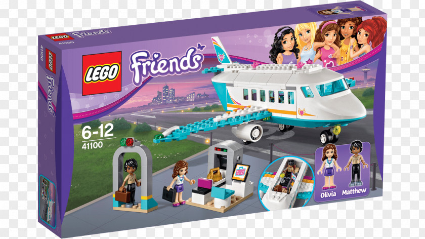 Toy Amazon.com LEGO Friends 41100 Heartlake Private Jet PNG
