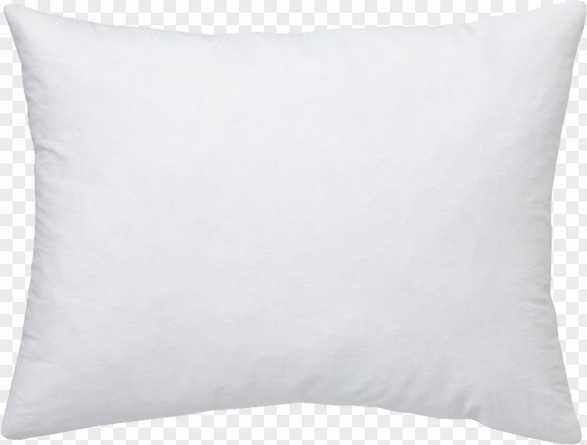 White Pillow Throw Down Feather Cushion Bed PNG