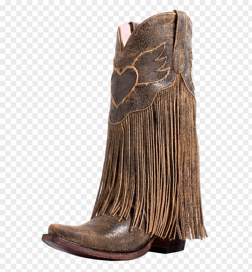 Continental Fringe Cowboy Boot Riding Shoe PNG