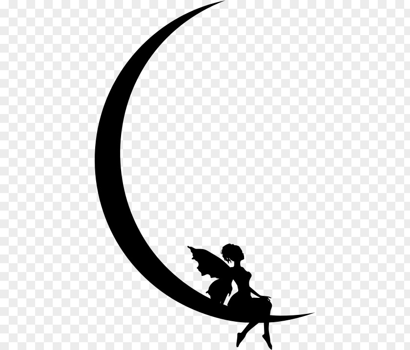 Moon Silhouette Drawing Clip Art PNG