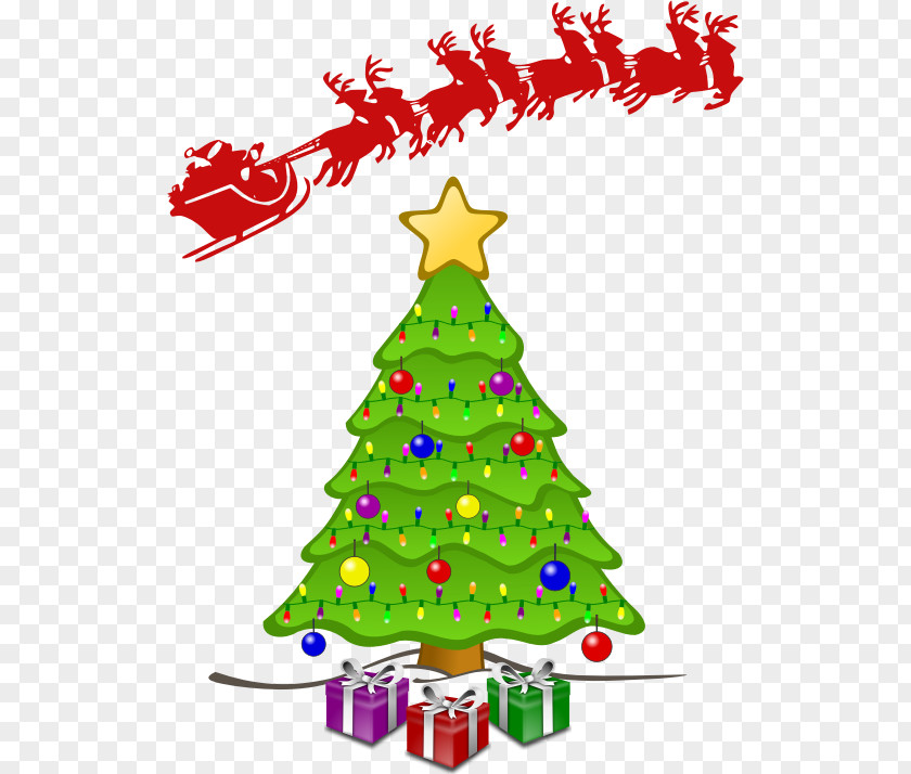 Christmas Time Tree Animation Ornament Clip Art PNG