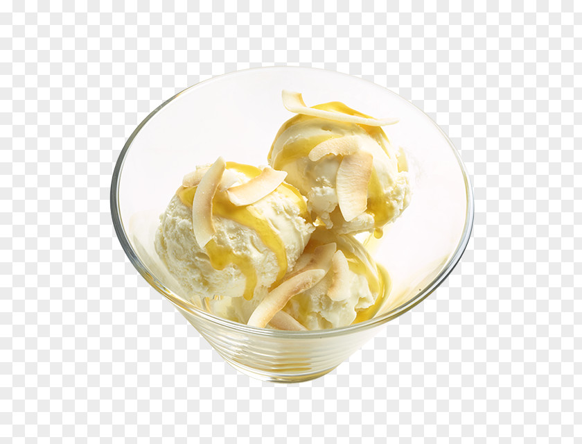 Coconut Ice Cream Gelato Frozen Yogurt Japanese Cuisine Cheesecake PNG