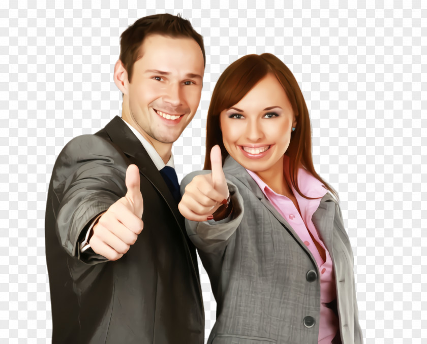 Formal Wear Whitecollar Worker Finger Thumb Gesture Smile Hand PNG