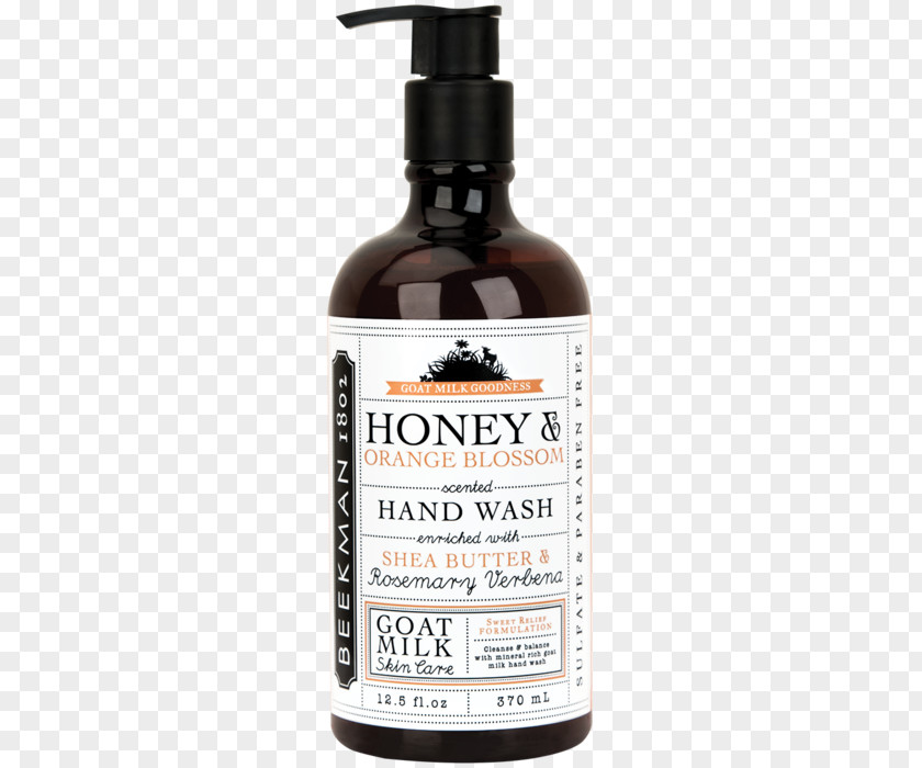 Liquid Hand Wash Lotion Milk Goat Orange Blossom Cream PNG