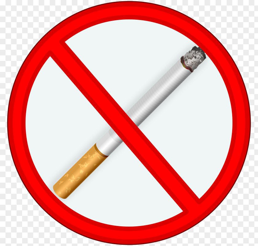 No Smoking Stop Sign Clip Art PNG