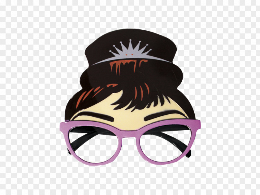 Audrey Pattern Glasses Goggles Costume Clothing Accessories PNG