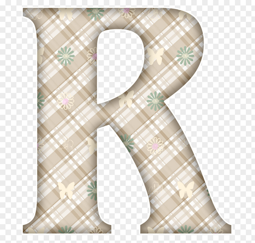 Butterfly Alphabet Tartan PNG