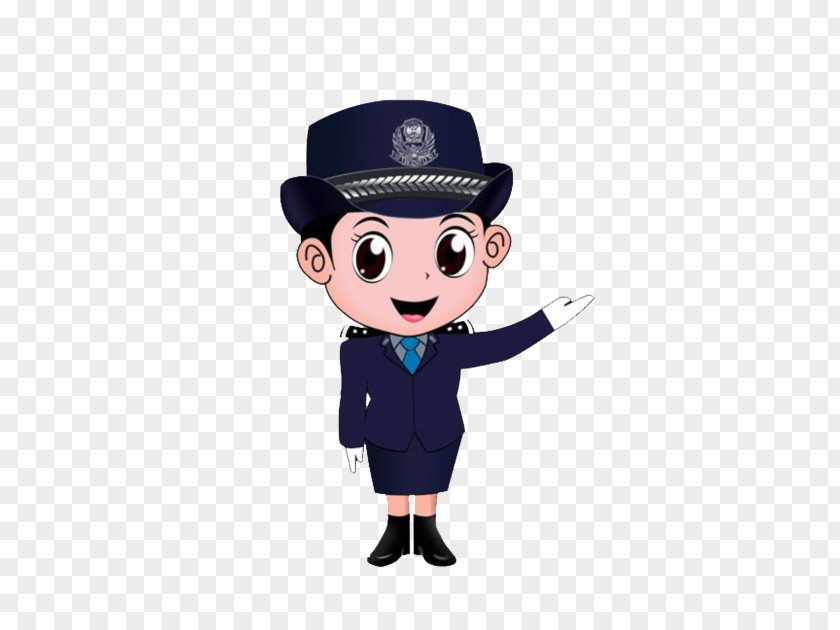 Cartoon Police Officer Illustration Image Design PNG