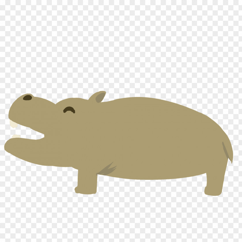 Kaba Pig Hippopotamus Animal Mammal PNG