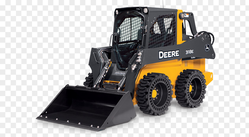 Skid Steer John Deere Skid-steer Loader Heavy Machinery Architectural Engineering PNG