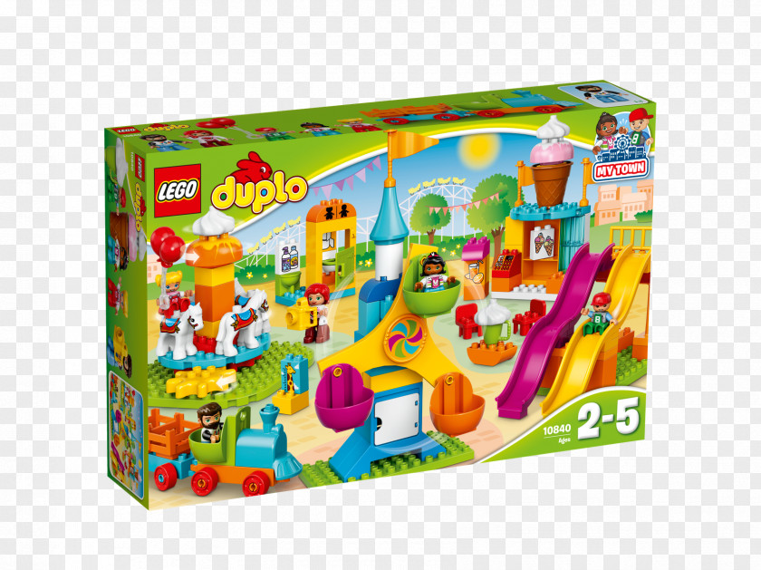 Toy Lego Duplo LEGO 10840 DUPLO Big Fair Amusement Park PNG