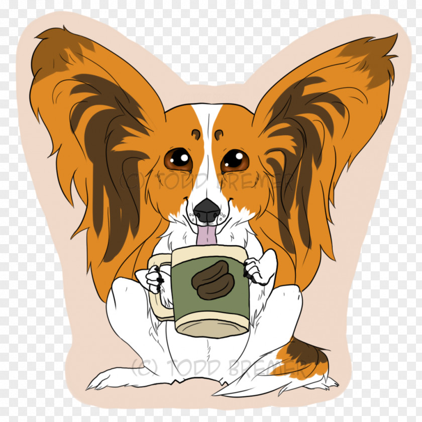 Coffee Break Dog Breed Character PNG
