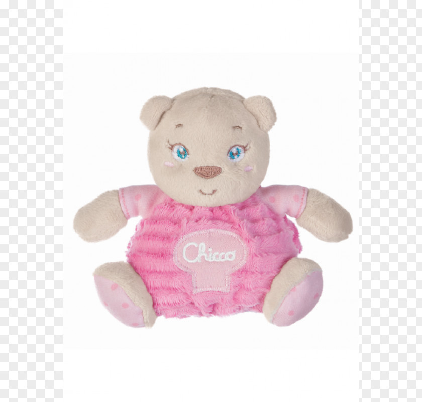 Pink Bear Chicco Plush Child Artsana PNG