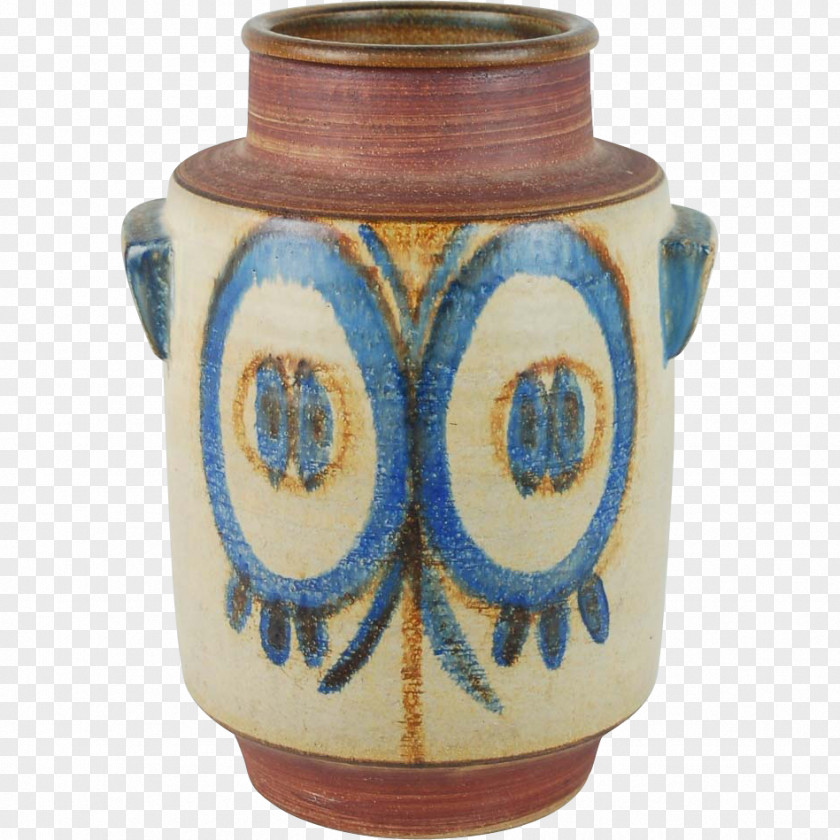 Vase Ceramic Pottery Cobalt Blue Urn PNG