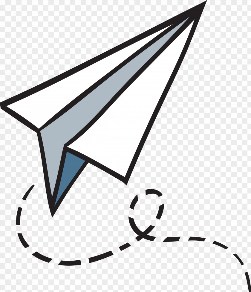 White Paper Airplane Plane Clip Art PNG