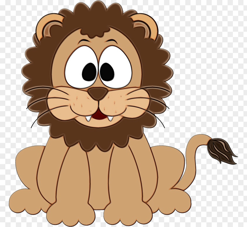Animal Figure Animation Lion Cartoon PNG