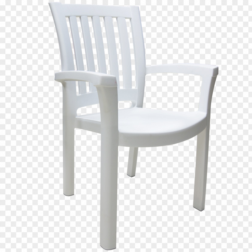 Chair Plastic Armrest Garden Furniture PNG