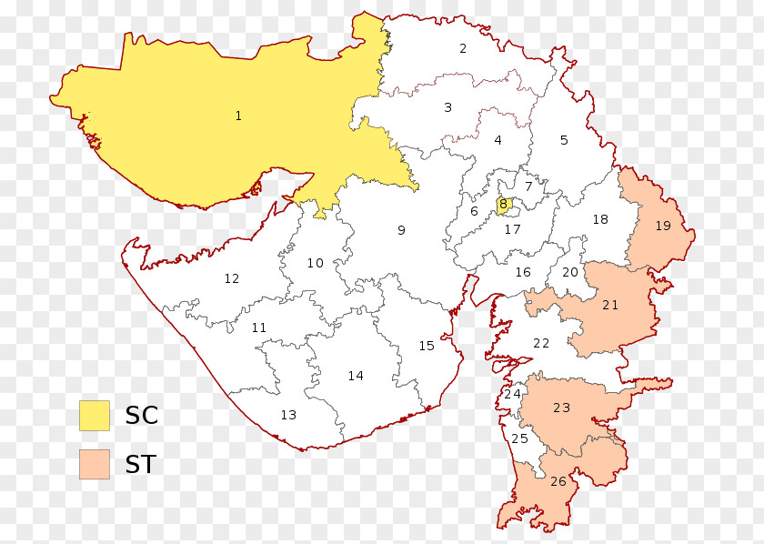 Gujarat Chhattisgarh Sambalpur Bombay State Electoral District PNG