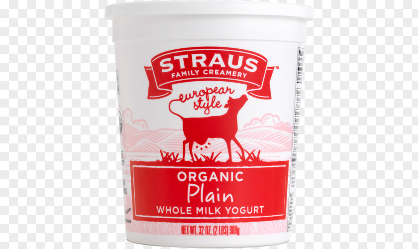 Milk Organic Food Straus Family Creamery Yoghurt PNG