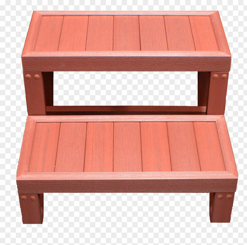 Steps Table Garden Furniture Hardwood PNG
