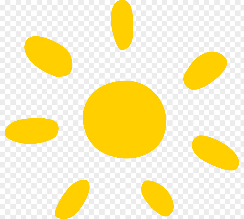 Yellow Cartoon Sun Download Pattern PNG