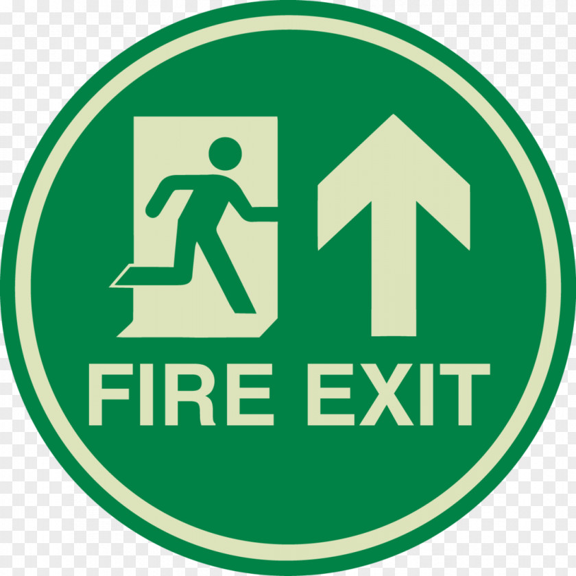 Fire Exit Sign Escape Emergency Building PNG