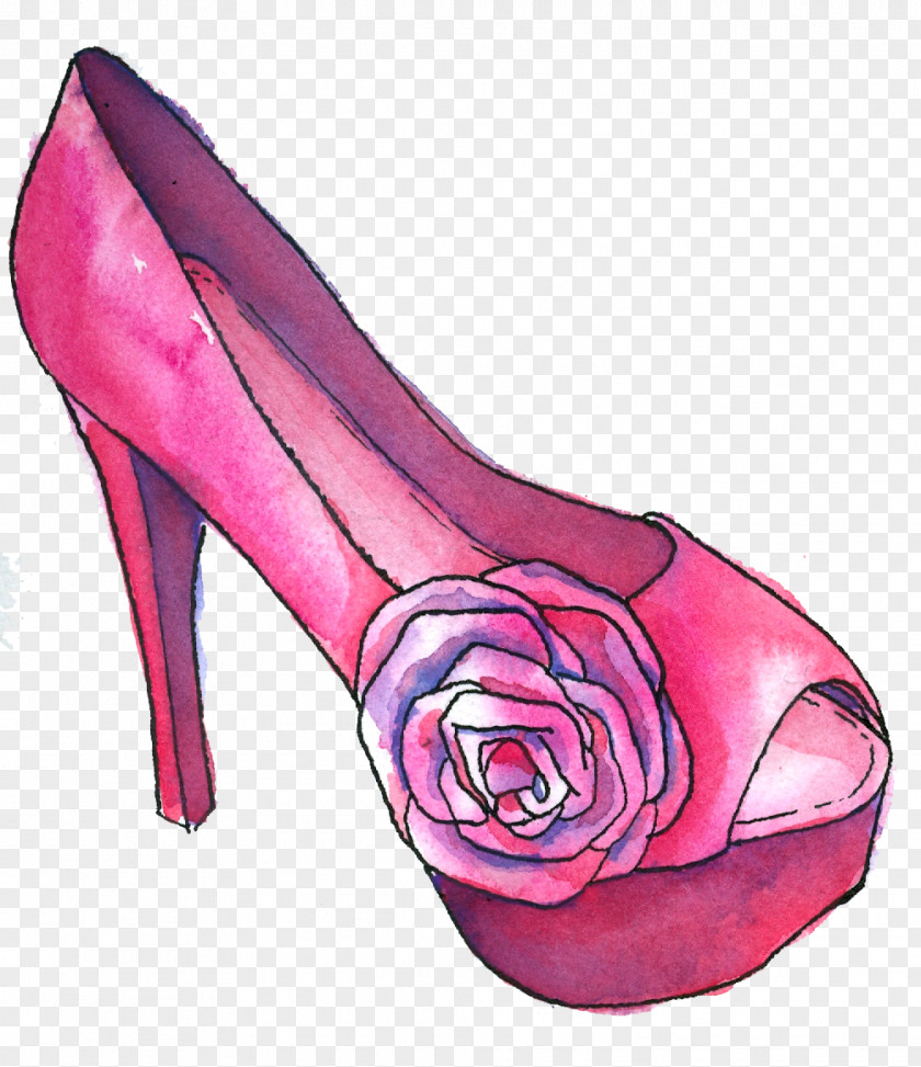 Shoe Wine Pink Footwear Magenta PNG