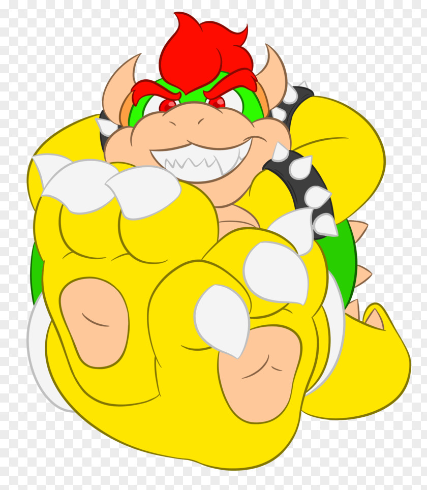 Barefoot Ecommerce Bowser Foot Image Bowsette Mario Series PNG