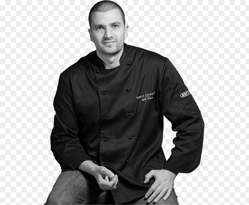 Celebrity Chef Sleeve Cooking White PNG