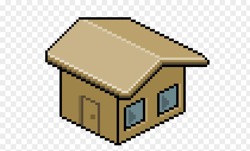 House Pixel Art Drawing Roof Clip PNG
