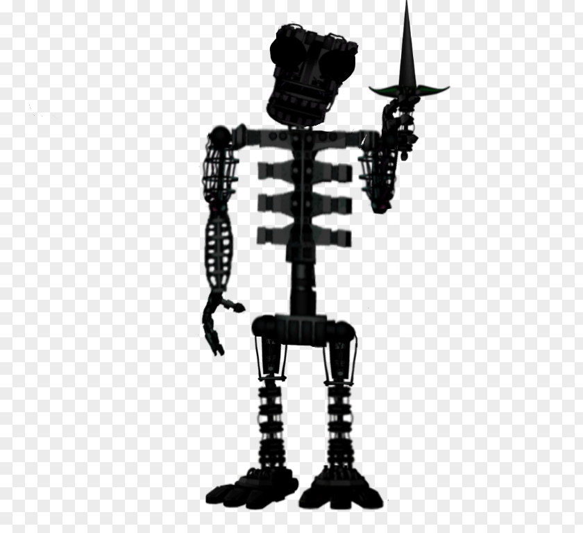 Skeleton Endoskeleton Animatronics Robot Minecraft PNG