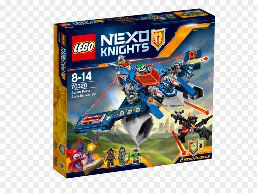 Toy LEGO 70320 NEXO KNIGHTS Aaron Fox's Aero-Striker V2 Construction Set Amazon.com PNG