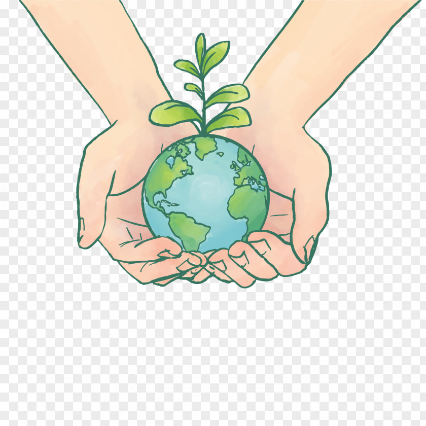 World Environment Day Holds The Earth Vector Euclidean PNG