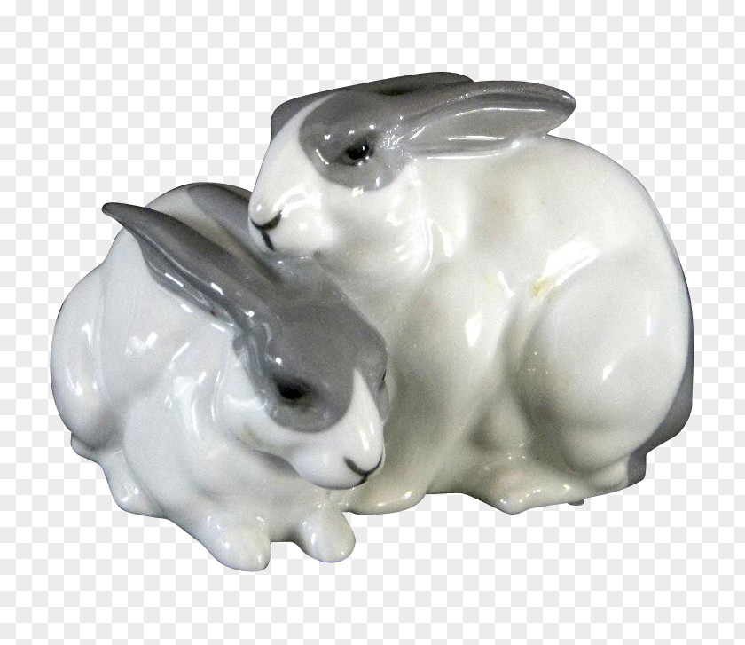 Hand-painted Rabbit Domestic Hare Figurine Snout PNG