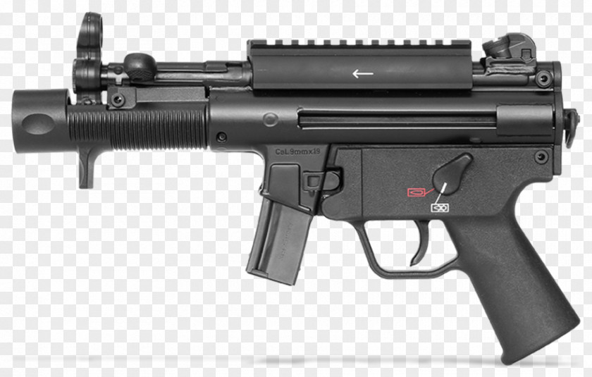 Handgun Heckler & Koch MP5 Semi-automatic Pistol Firearm 9×19mm Parabellum PNG