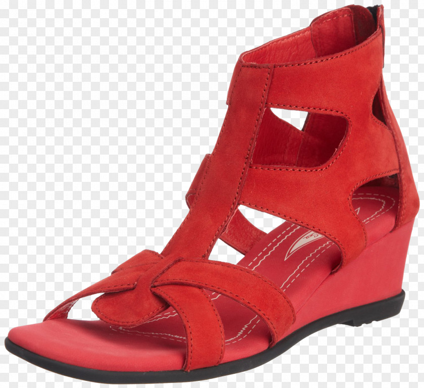 Red Slope With Roman Sandals Sandal Shoe High-heeled Footwear Designer PNG