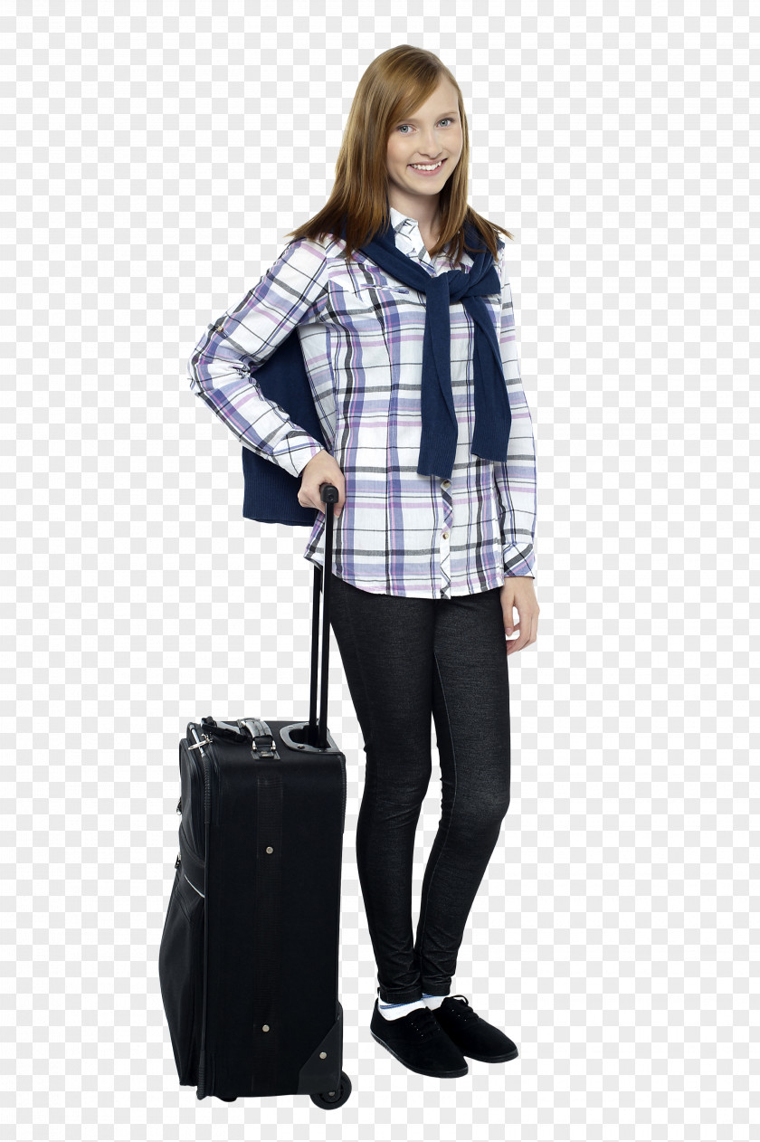 TEEN Travel Stock Photography Trolley Bag PNG