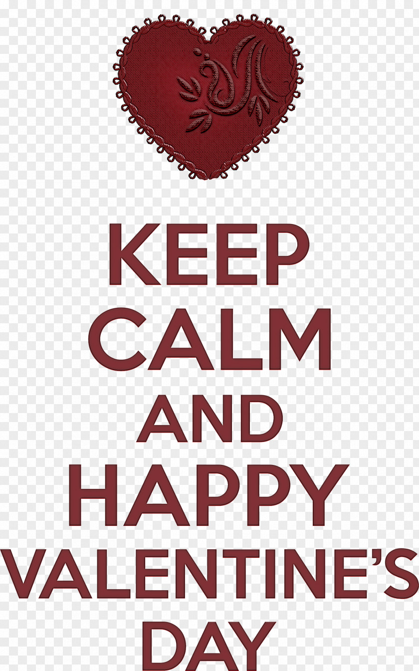 Valentines Day Keep Calm PNG