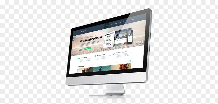 Apple Responsive Web Design IMac PNG