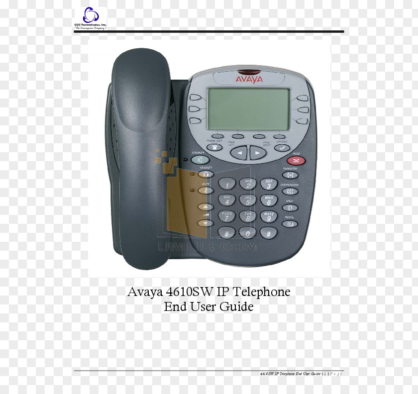 Avaya 4610SW IP Phone 1140E Telephone VoIP PNG