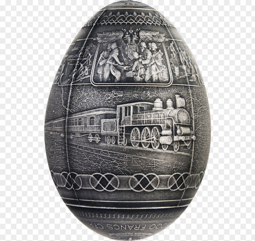 Coin Silver Fabergé Egg Proof Coinage PNG