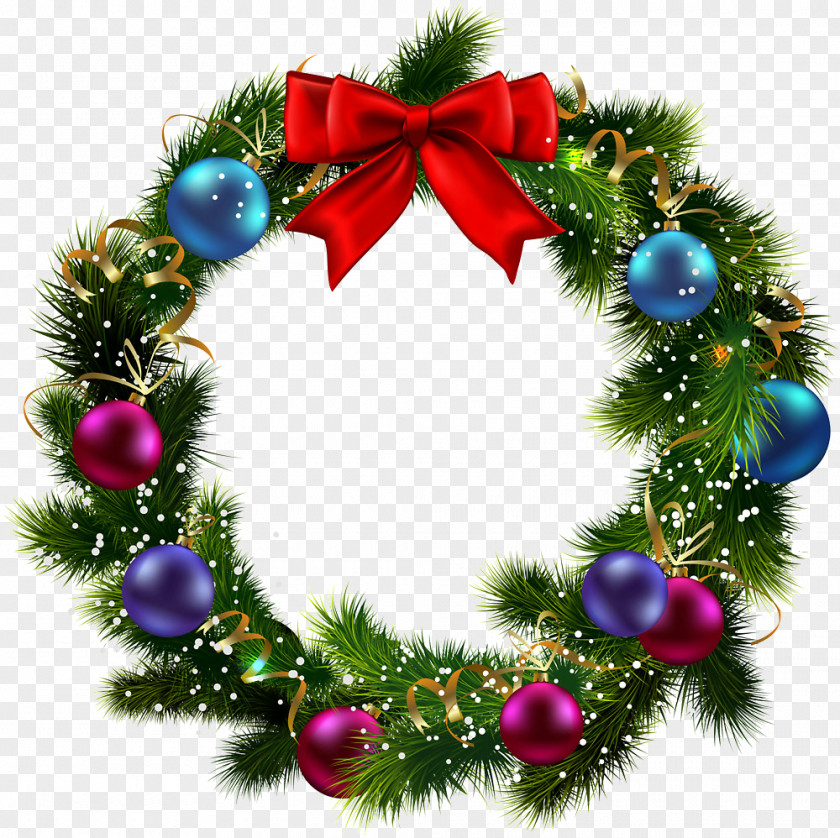 Garland Christmas Graphics Wreath Day Clip Art PNG